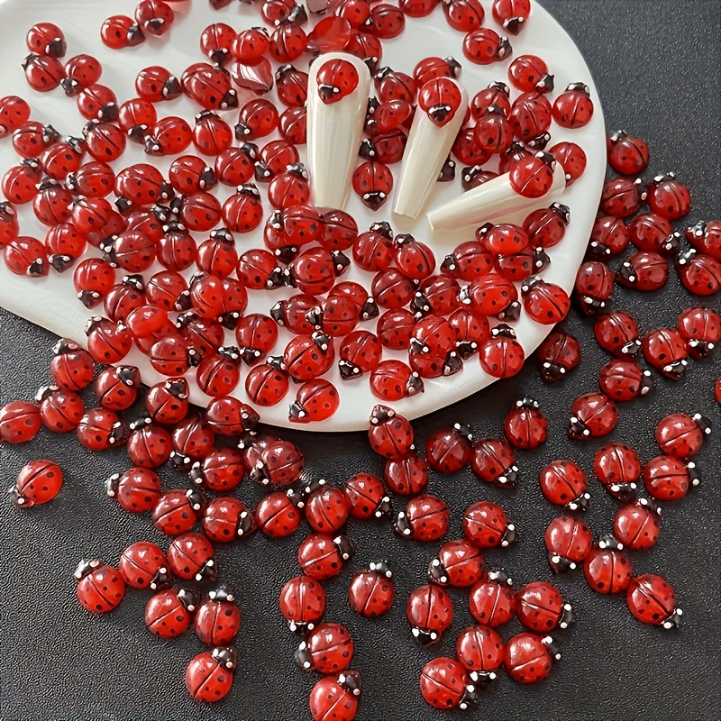 100 ชิ้น แมลงเต่าทองเรซินเรือง - Art Craft Ladybug บทวิจารณ์และราคา