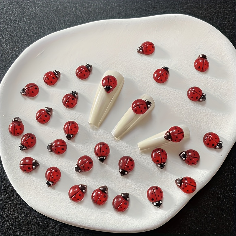 100 ชิ้น แมลงเต่าทองเรซินเรือง - Art Craft Ladybug บทวิจารณ์และราคา