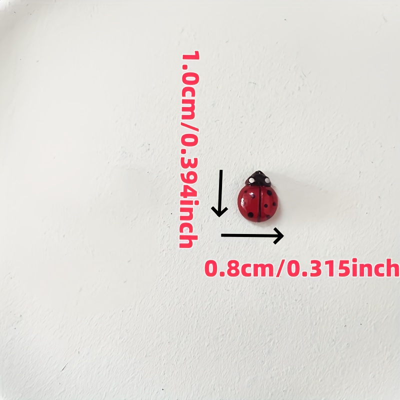 100 ชิ้น แมลงเต่าทองเรซินเรือง - Art Craft Ladybug บทวิจารณ์และราคา
