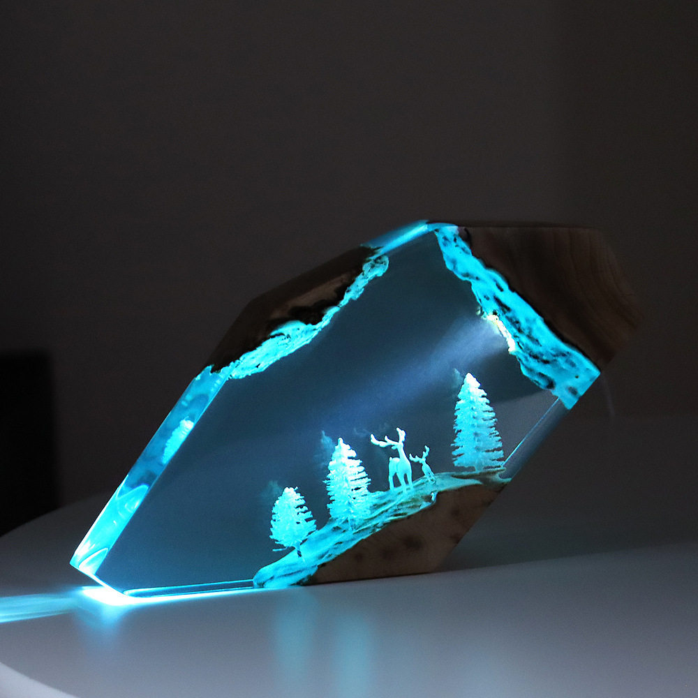 งานศิลปะตั้งโต๊ะรูปกวางนางฟ้าใ - Art Craft Wood บทวิจารณ์และราคา
