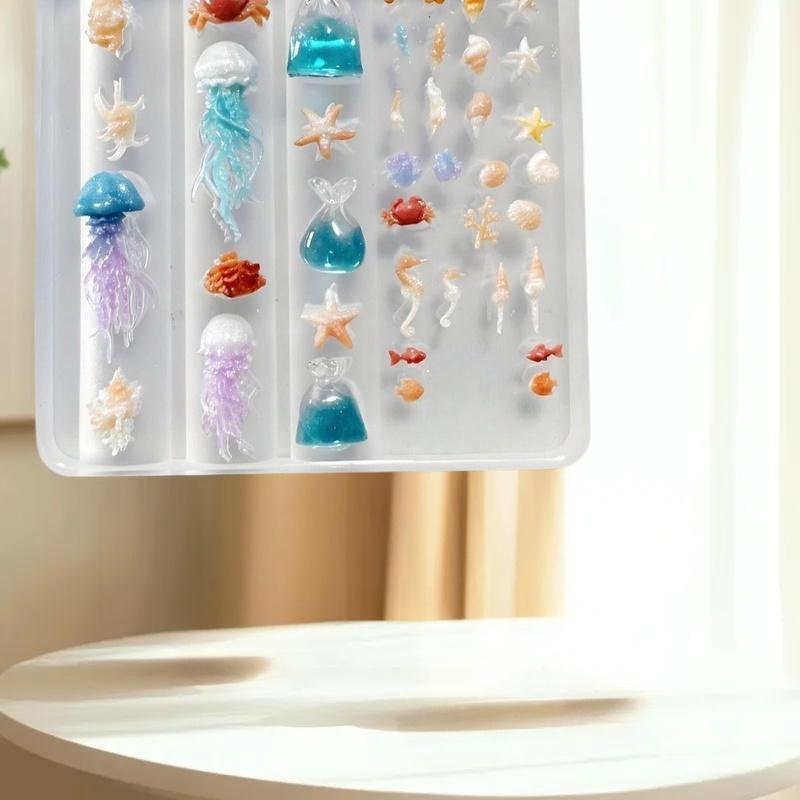 ทำเล็บลายเปลือกหอย ปลาดาว และแ - Art Craft Jellyfish บทวิจารณ์และราคา