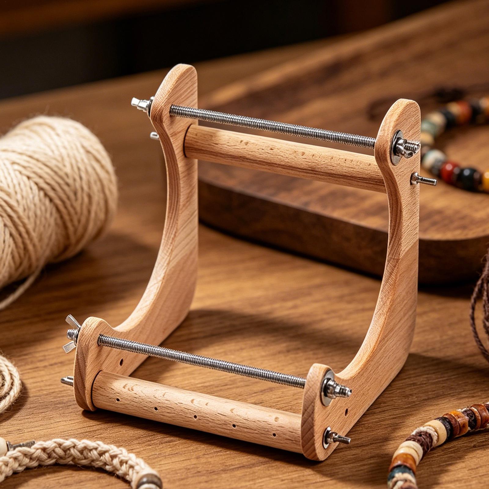เครื่องถักลูกปัดไม้แบบปรับได้  - Loom Weaving Frame บทวิจารณ์และราคา
