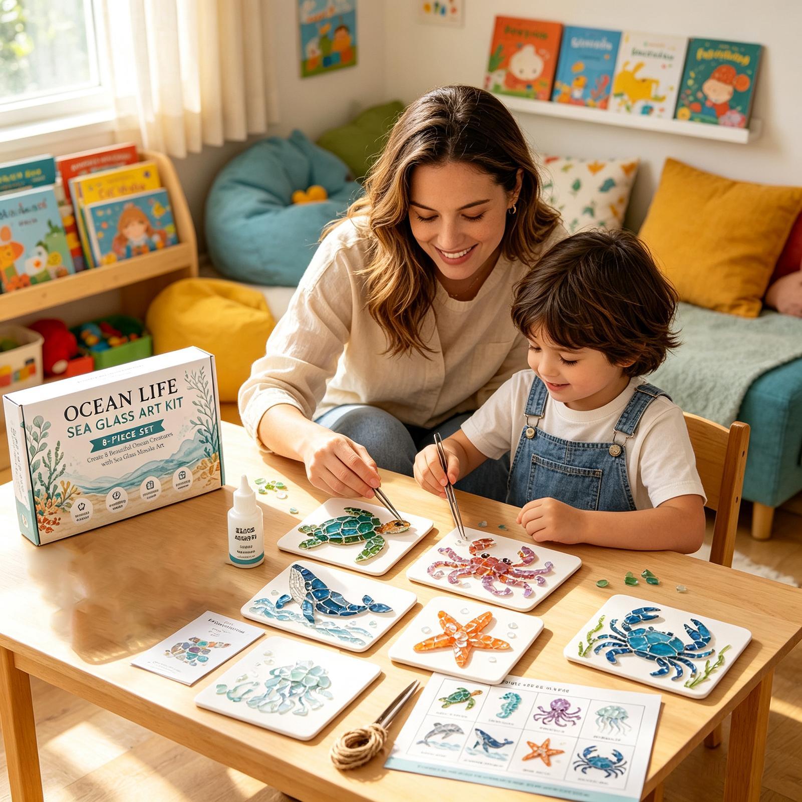 ชุดอุปกรณ์ศิลปะแก้วบด DIY ชุดโ - Art Craft Animals บทวิจารณ์และราคา